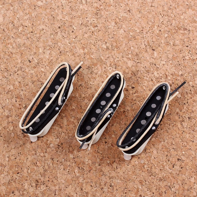 

3Pcs Electric Guitar Neck Bridge Single Coil Pickup for Guitar Parts Accessories 87HF