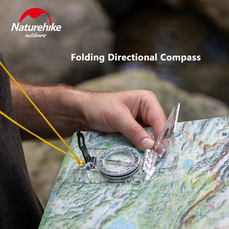 Складной компас Naturehike высокоточный Военный для кемпинга путешествий выживания