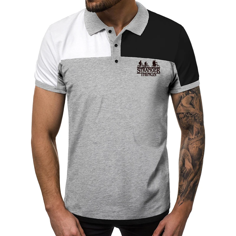 

NEW car logo Men short Polo shirts Homme Polo Classic Park solid tops Cotton Comfortable Men Tees plus size s- 3XL