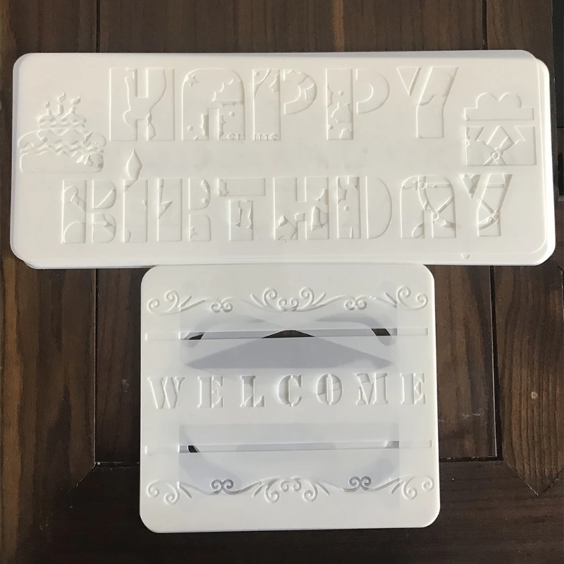 

23pcs/set DIY Hello Spring Drawing Stencil Templates Embossing Paper Card Paint