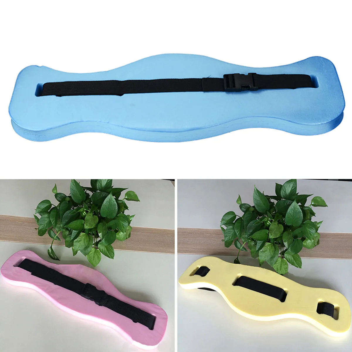 

Adjustable Safety Back Floating Foam Swimming Waist Belt Training Aid Equipment