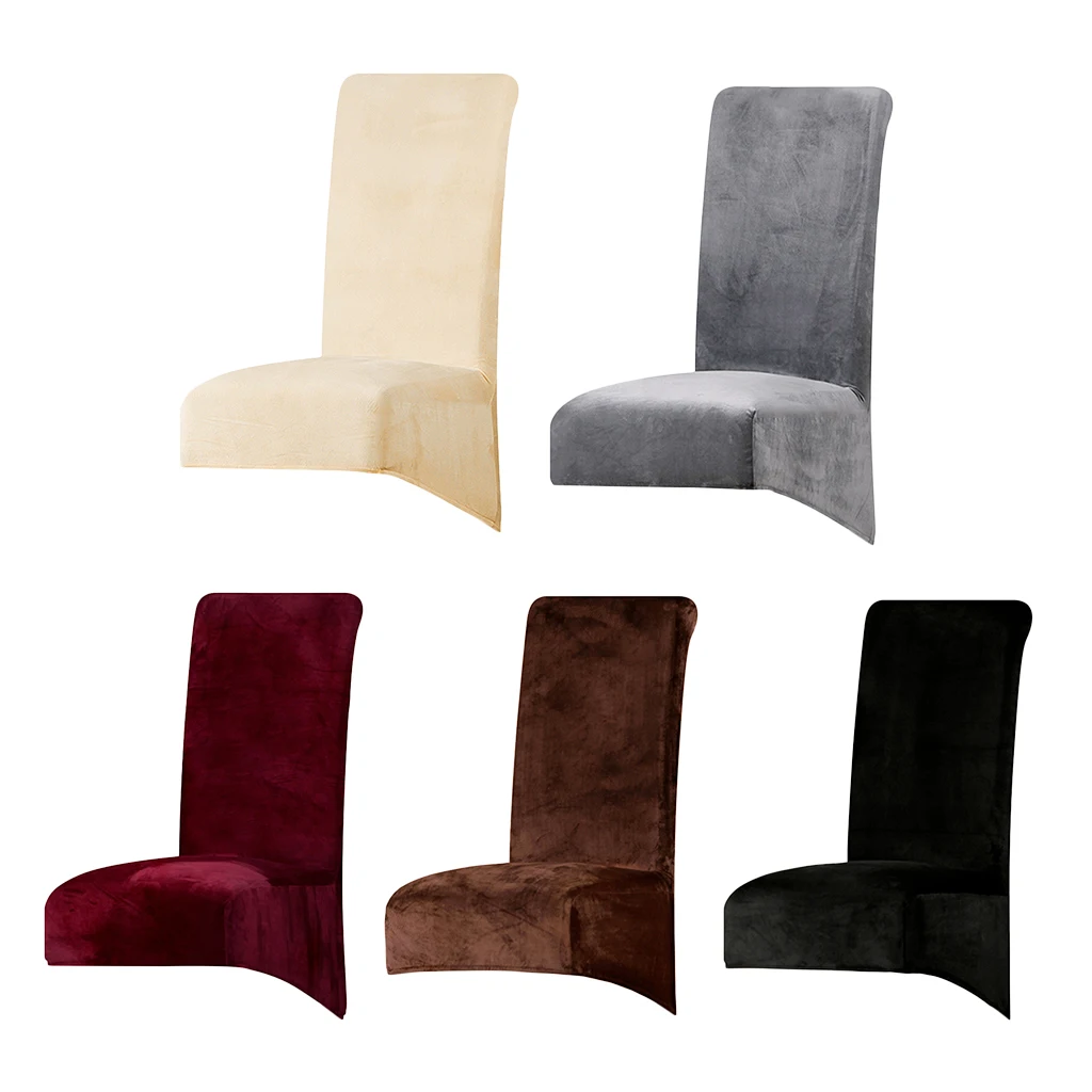 

Velvet Fabric XL Size Chair Cover Plus Size Long Back Seat Chair Cover