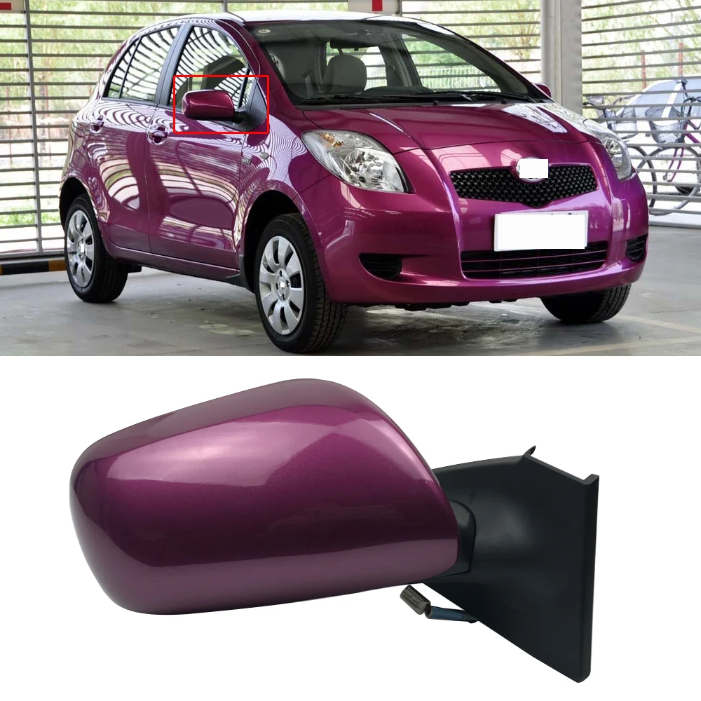 CAPQX 3/5 провод для TOYOTA Yaris 2008 2013 внешнее зеркало заднего вида боковое с подогревом