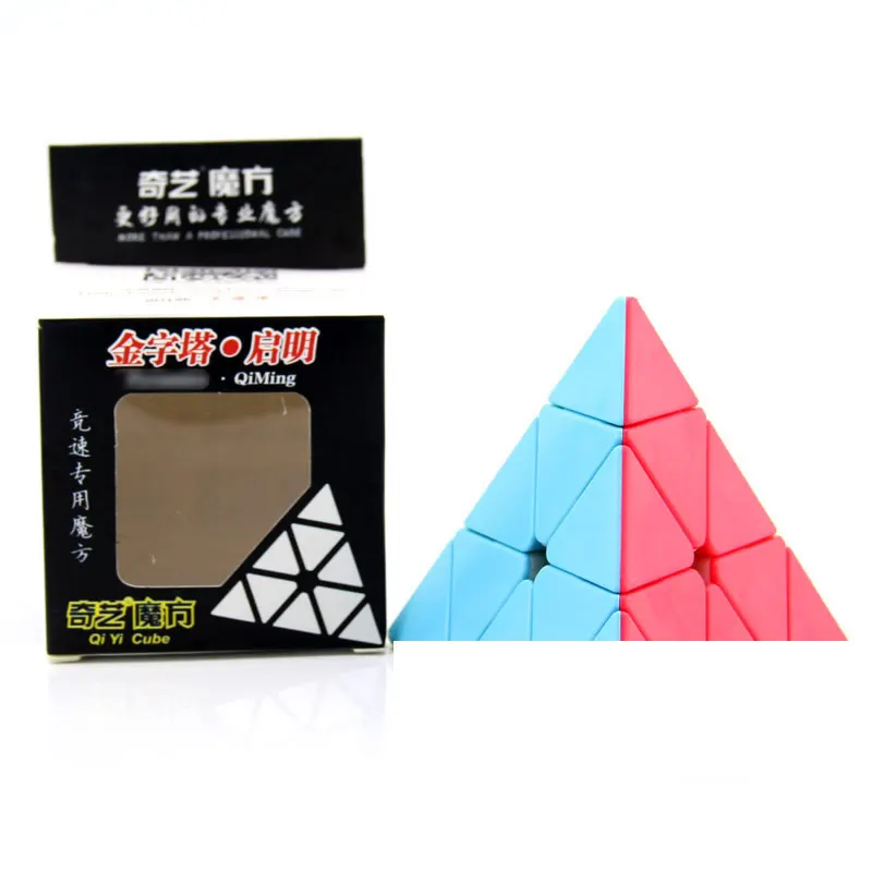 QiYi QiMing Pyraminxeds 3x3x3 Магический кубик набор MoFangGe XMD Пирамида 3x3 партия оптом 14 шт Куб магический скоростной куб головоломка