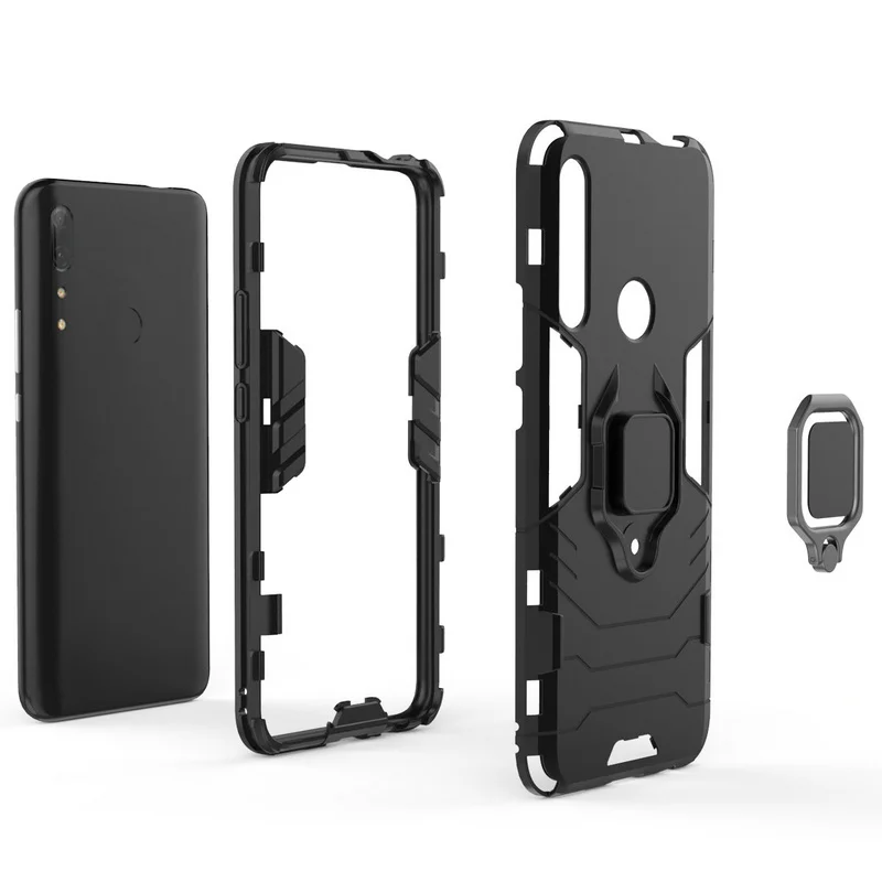 Защитный ударопрочный чехол для huawei P Smart Z 3D Shield PC + силиконовый телефона Y9 Prime 2019