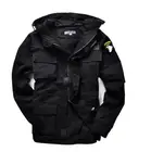 Мужская военная форма, тренчкот M65, однотонная камуфляжная стеганая тактическая куртка ВДВ 101-го поколения, мужская одежда