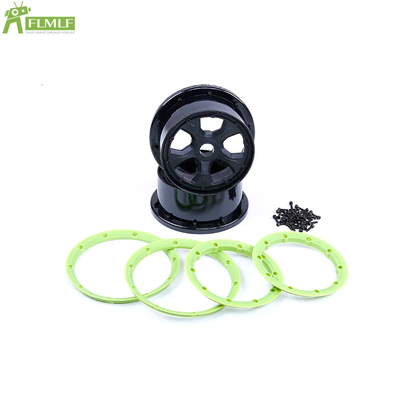 Gen.2 Ступица колеса Whit Beadlocks набор колец подходит для 1/5 Losi 5ive T ROFUN ROVAN LT KingmotorX2 SLT BAJA
