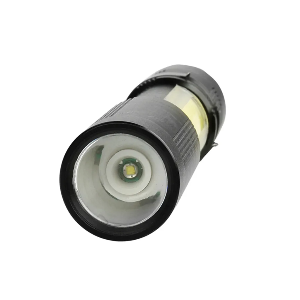 Светодиодный фонарик 14500 лм Q5 Mini светильник Flash light Cob фонарь Aa/18650 с регулируемым