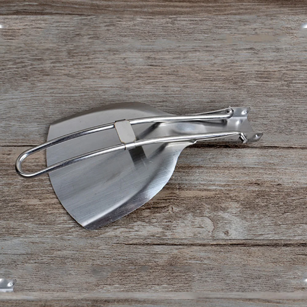 Уличные складные лопаты из нержавеющей стали кухонная утварь для пикника