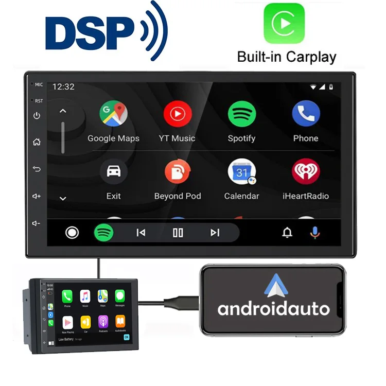 

Car MP5 Player 7 Inch Bluetooth Multimedia Audio Stereo HD Screen Player With Digital Display Support For Carplay Function