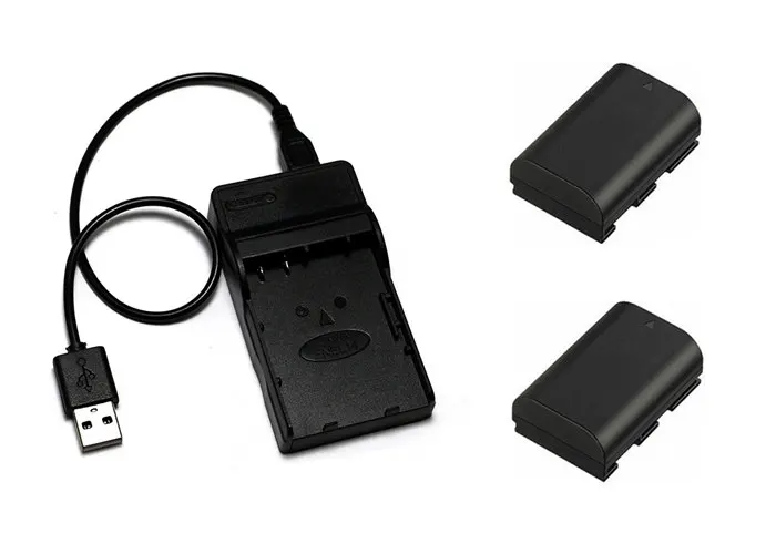 LP E6 LPE6 E6N LPE6N аккумулятор + зарядное устройство USB для EOS 5D Mark IV II III 5DS R 7D 60D XC10.|lp-e6n
