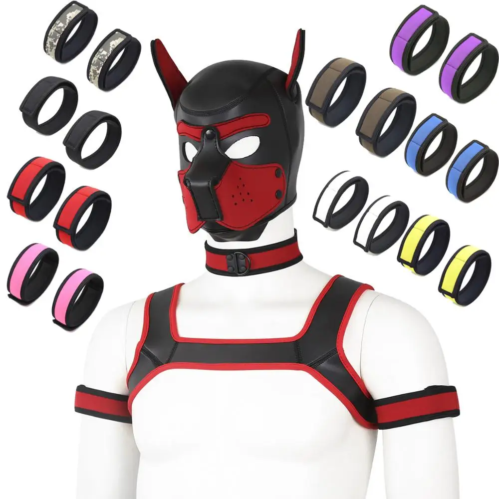 Эротические наручники для женщин и девочек ролевых игр резиновая повязка на руку