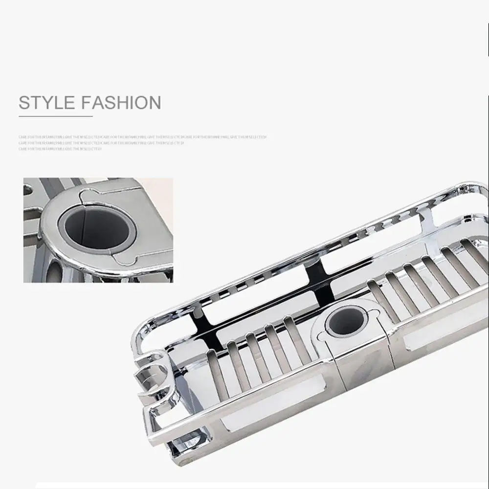 

Multifunction Home Decor Organizer Bathroom Lifting Rod Removable Stand No Drilling Soap Holder Shower Shelf Storage Rack Tray