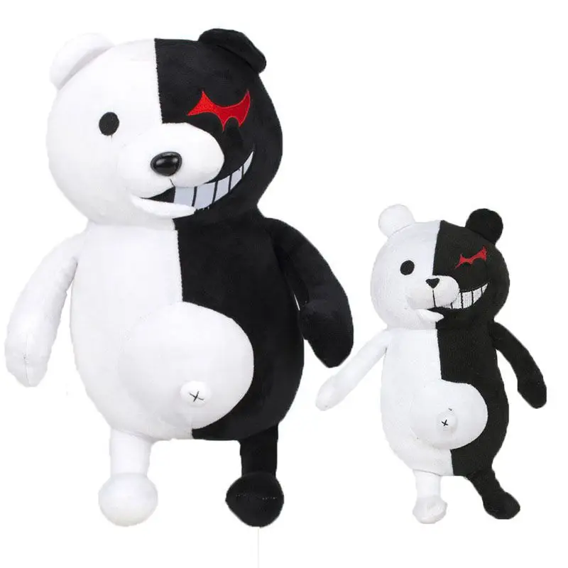 Мультяшные плюшевые игрушки Danganronpa Monokuma черный белый медведь мягкие куклы