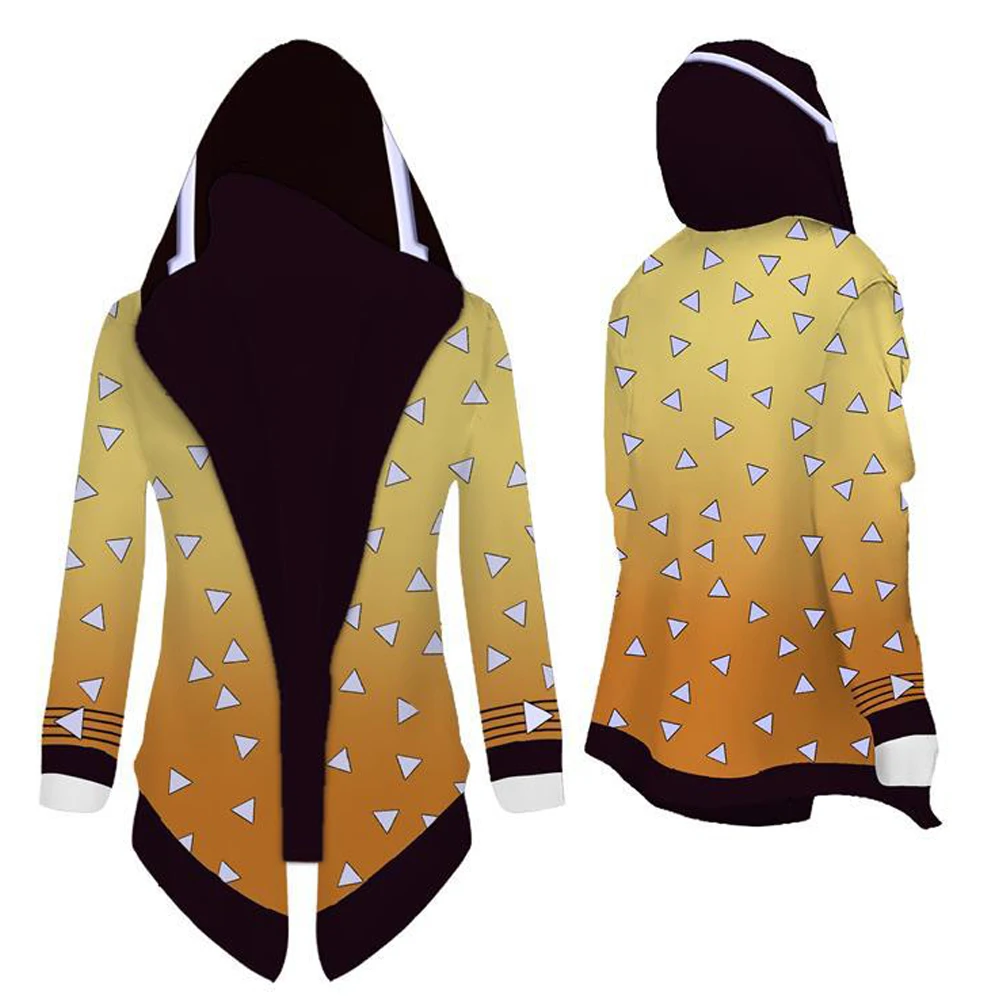 Мужская Женская ветровка куртка рассекающий демонов Тренч Kimetsu No Yaiba волейбол