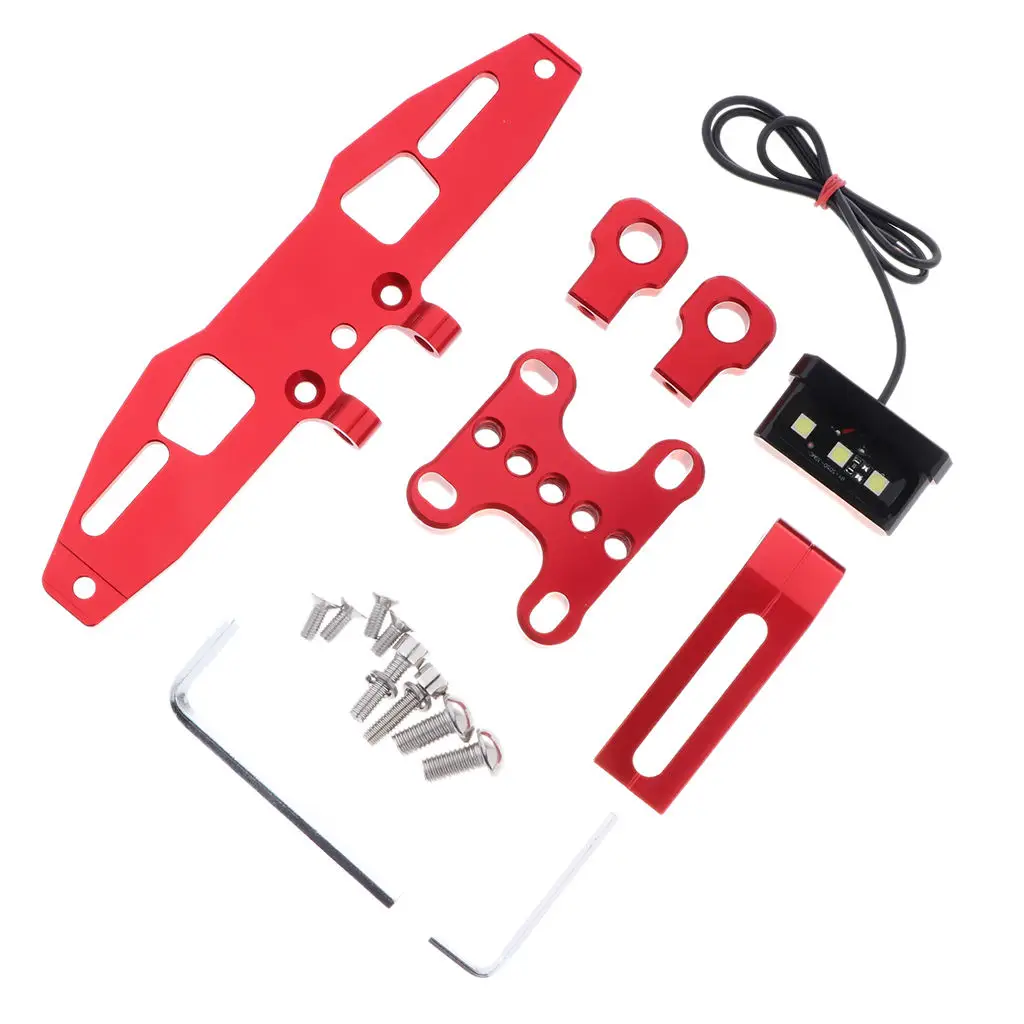 

Прочный кронштейн для номерного знака из сплава с светодиодный светильник лампами для мотоциклов