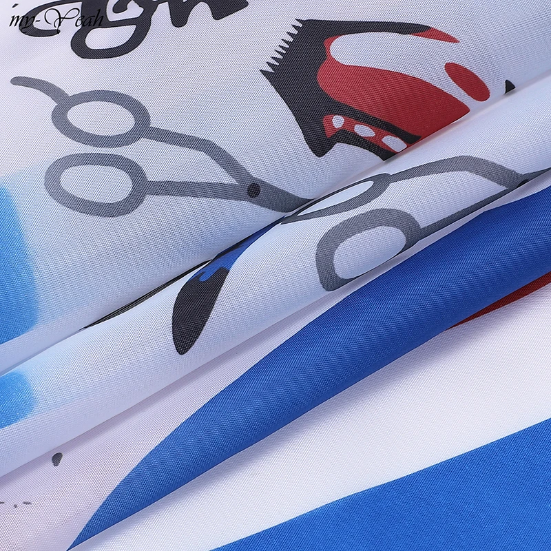 Myyeah 3 Стильная накидка для парикмахерской из полиэстера водонепроницаемая