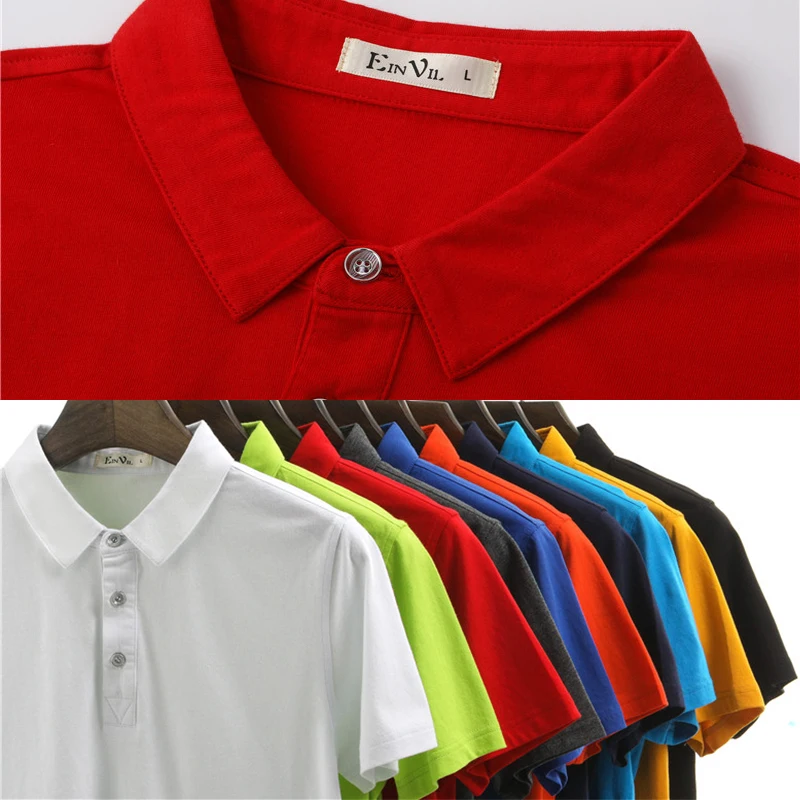 Рубашка поло унисекс с печатью логотипа или вышивкой изготовленная на заказ из