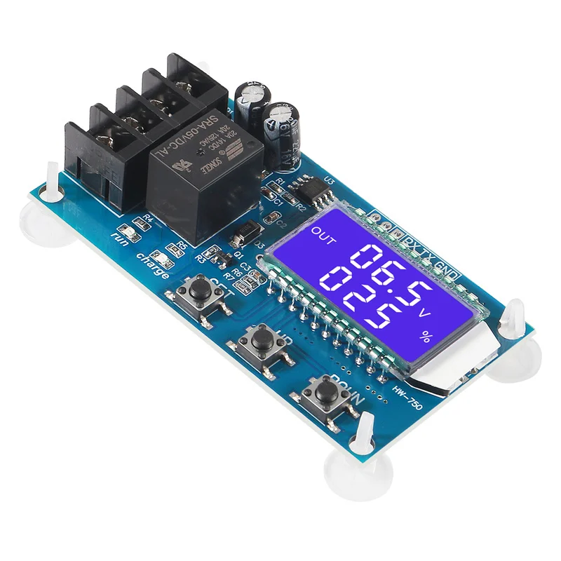 

DC 6-60v 30A Storage Battery Charging Control Modules Protection Board Charger Time Switch LCD Display XY-L30A XY-L15A Module