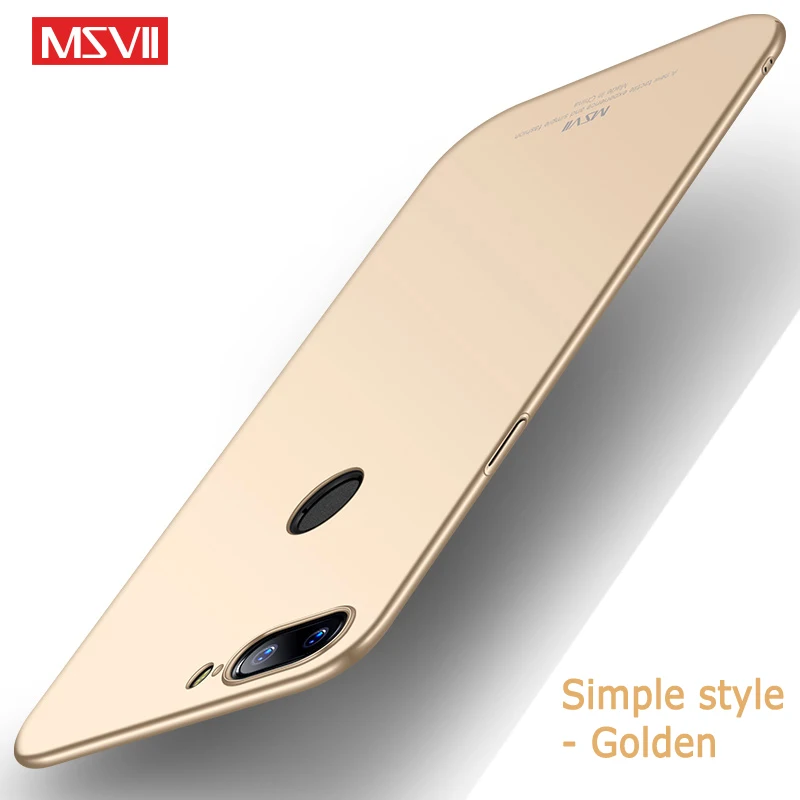 One plus 5 T Case Cover Msvii Slim Frosted Coque For Oneplus 5T Oneplus5 Hard PC Phone Cases |