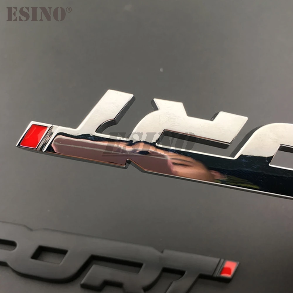 3D спортивный Автомобильный багажник из цинкового сплава эмблема для заднего