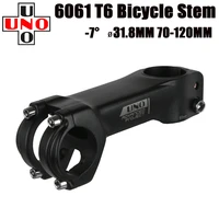uno bike stem ultralight road bike stem fork 7 degree 28 6mm 31 8mm 708090100110120mm mountain mtb bicycle kalloy