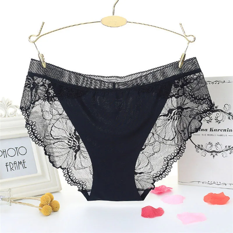 Модные сексуальные женские трусики со средней талией без следов большие размеры