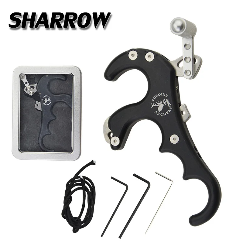 1 шт. TP425 стрела для стрельбы из лука соединение лук релиз алюминиевый сплав ручка