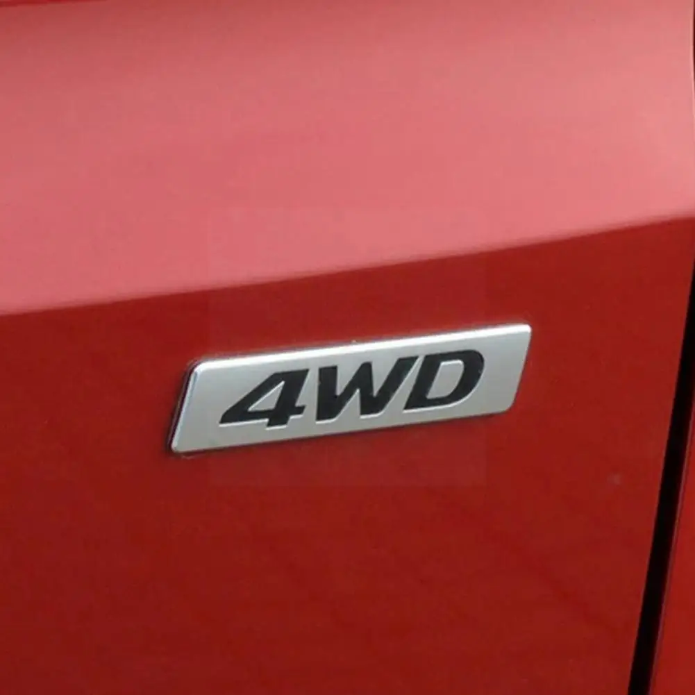 

3d Metal Sticker 4wd Emblem 4x4 Badge Decals Four Wheel Asx Sticker Drive Car For Outlander Logo Lada Crv R9h8