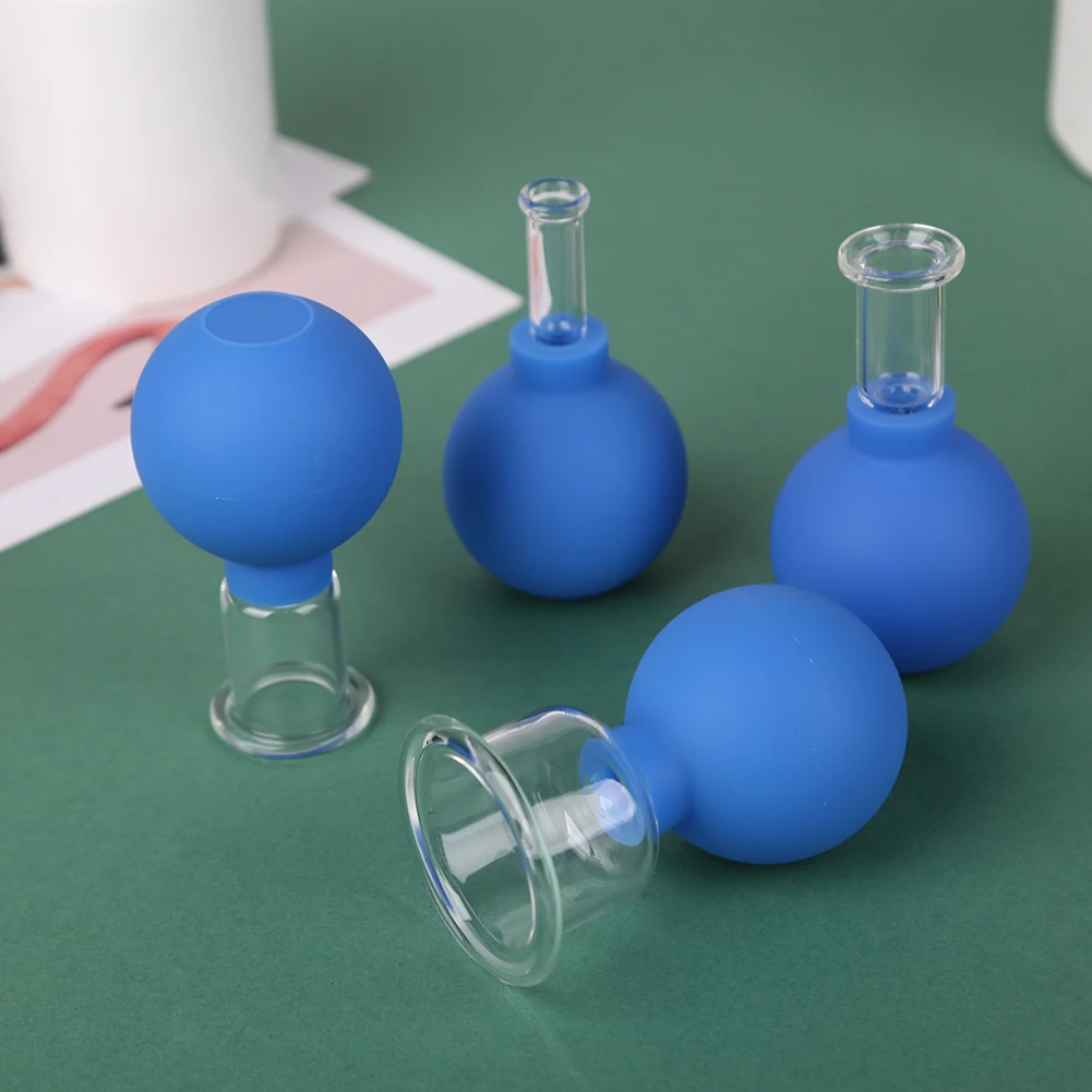 

Vacuum Cupping Body Therapy Massage Face Beauty Health Rubber Suction Cup Vacuum Cupping Facial Cup Cans Anti Cellulite Massage