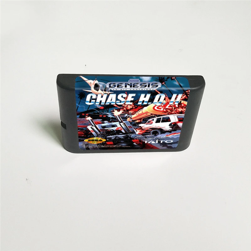Chase H.Q. II 2-крышка США с розничной коробкой 16-битная игровая карта MD для игровой