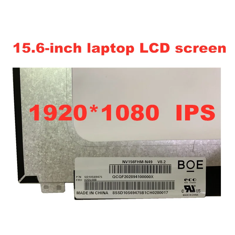 original nv156fhm n49 v8 0 nv156fhm n49 v8 2 30pins 15 6 inch display lcd screen fhd 1920x1080 edp ips matrix panel led screen free global shipping