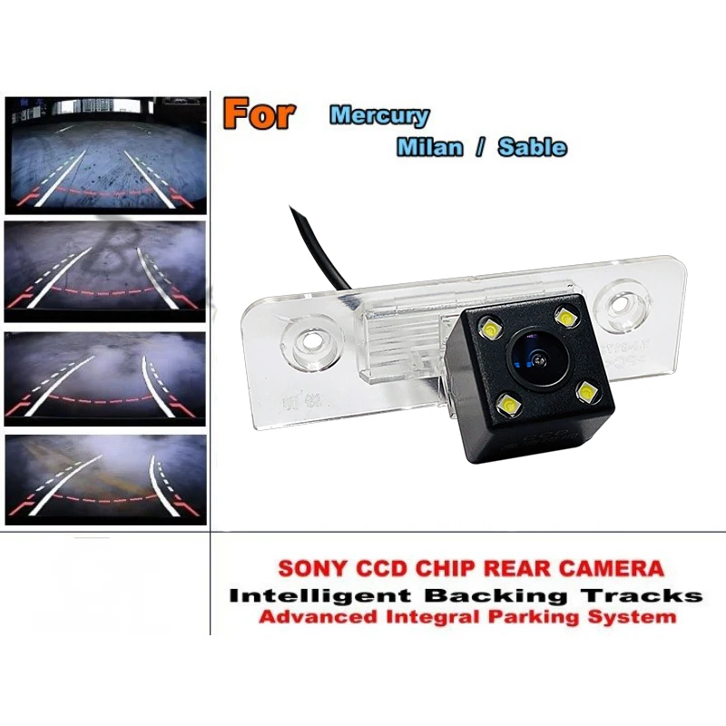 

Car Intelligent Parking Tracks Camera / HD Back up Reverse Camera / Rear View Camera For Mercury Milan / Sable