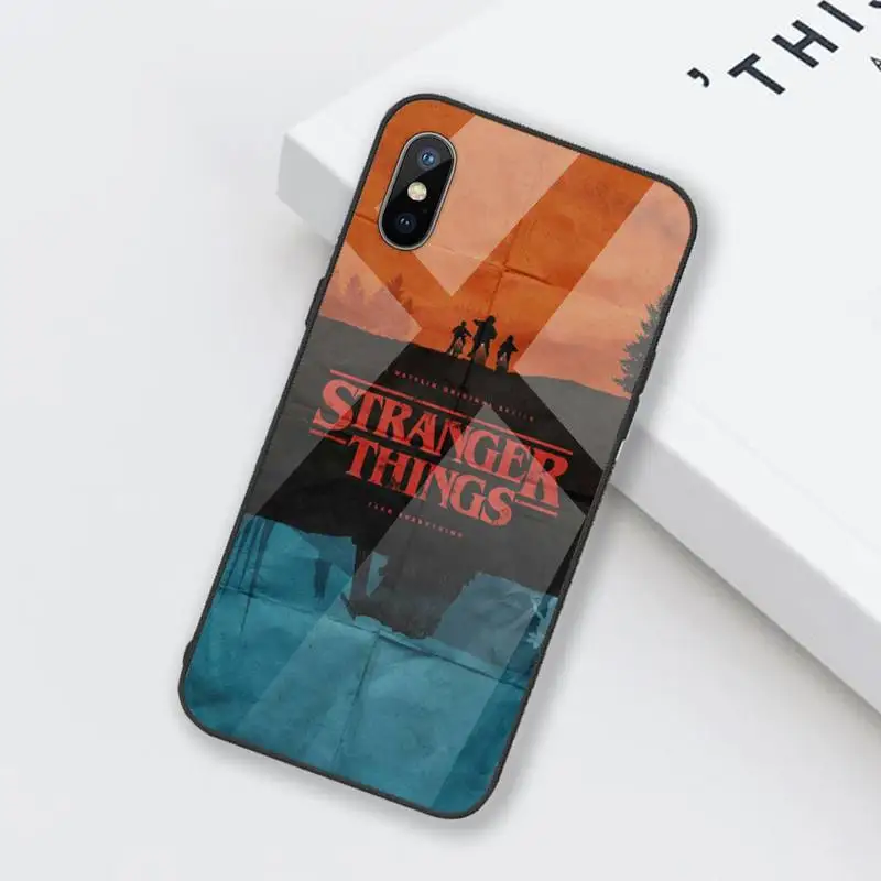

ciciber Stranger Things Phone Case Tempered glass For iphone 6 6S 7 8 plus X XS XR 11 12 mini PRO MAX