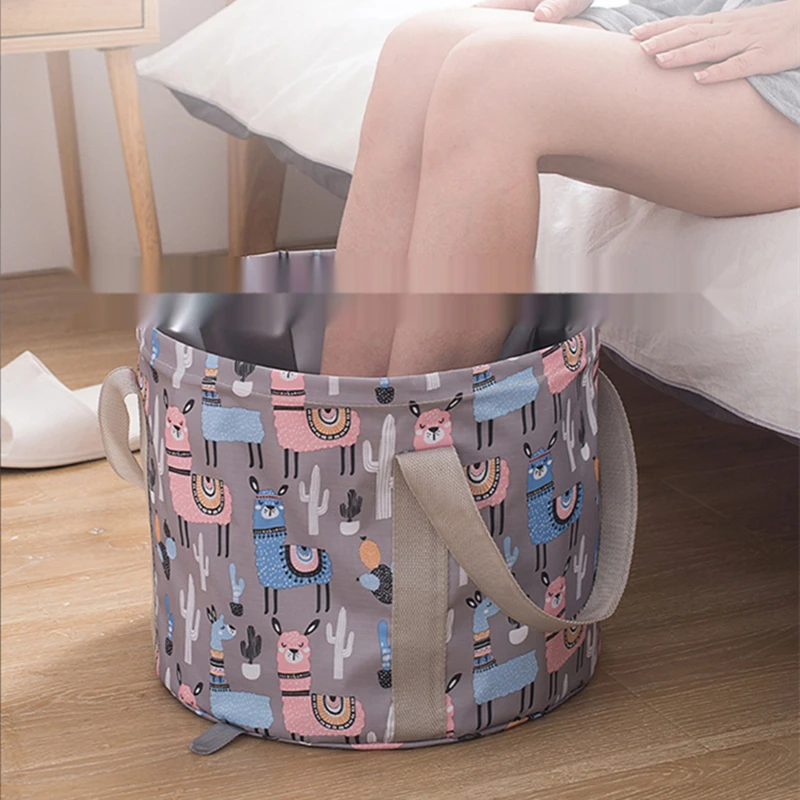 

Portable Foldable Water Basin Travel Foot Soaking Bag Laundry Tub Bucket Water Basin Wash Basin Baby Folding Bathtub
