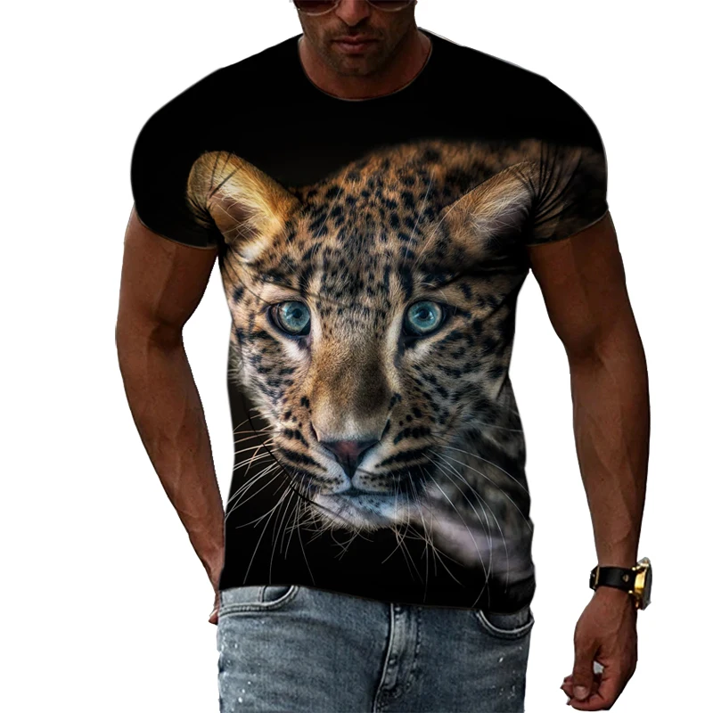 Футболка мужская с круглым вырезом модная повседневная тенниска оверсайз