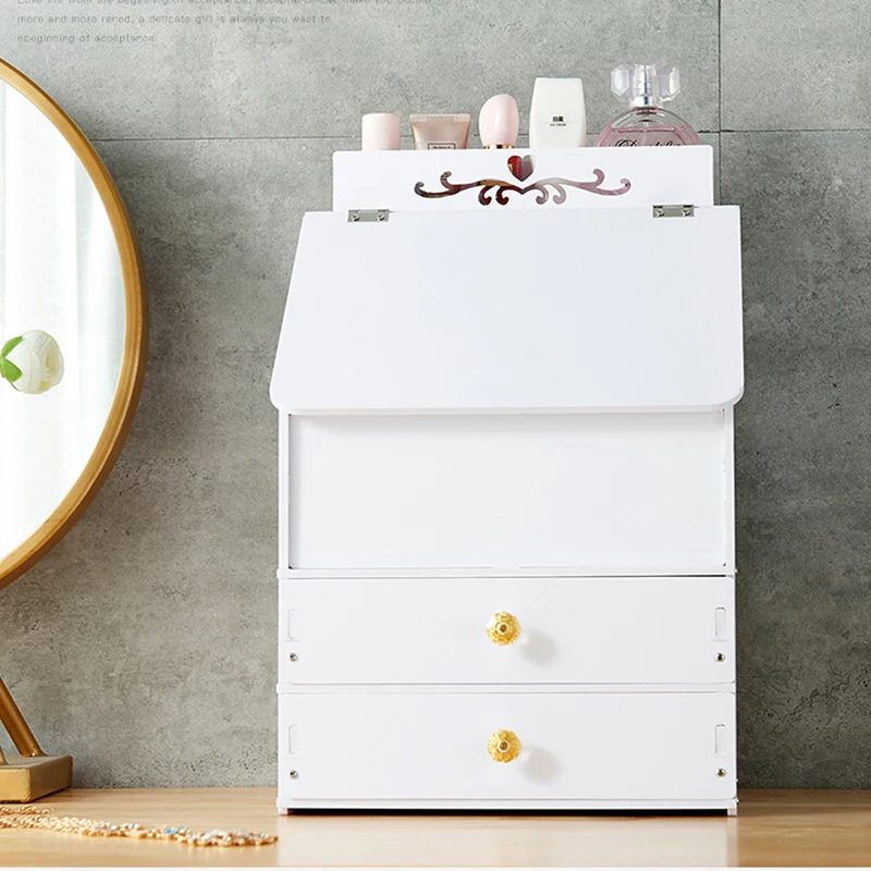 Косметики Витринного шкафа ящика Макияж Организатор большой емкости для