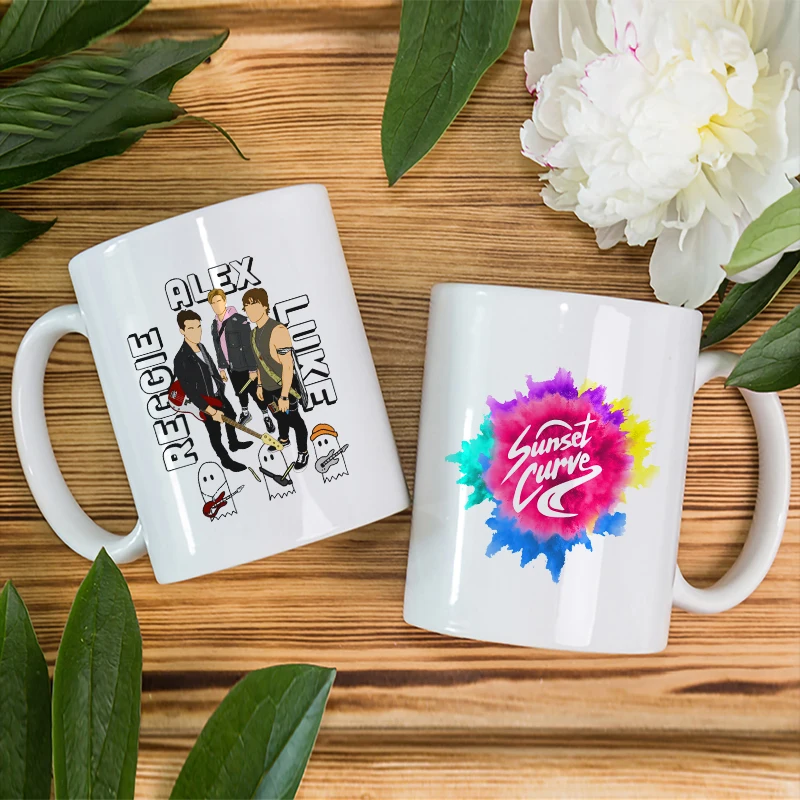 

Sunset Curve Classic Aesthetic Art Mugs Kawaii Cup Customized Premium Mug Coffee Cup Milk Cup Water Cups