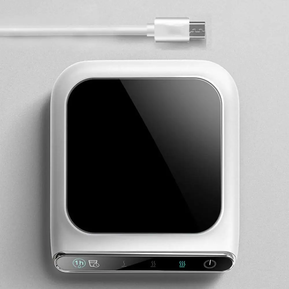 

Constant temperature 55 degree coaster USB portable Smart three-speed heating coaster Automatic power off heating coaster