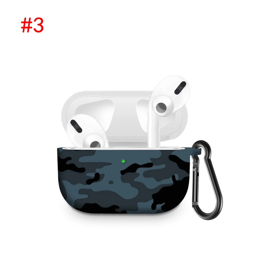 Многоцветный беспроводной чехол для наушников AirPods Pro силиконовый отличный Чехол