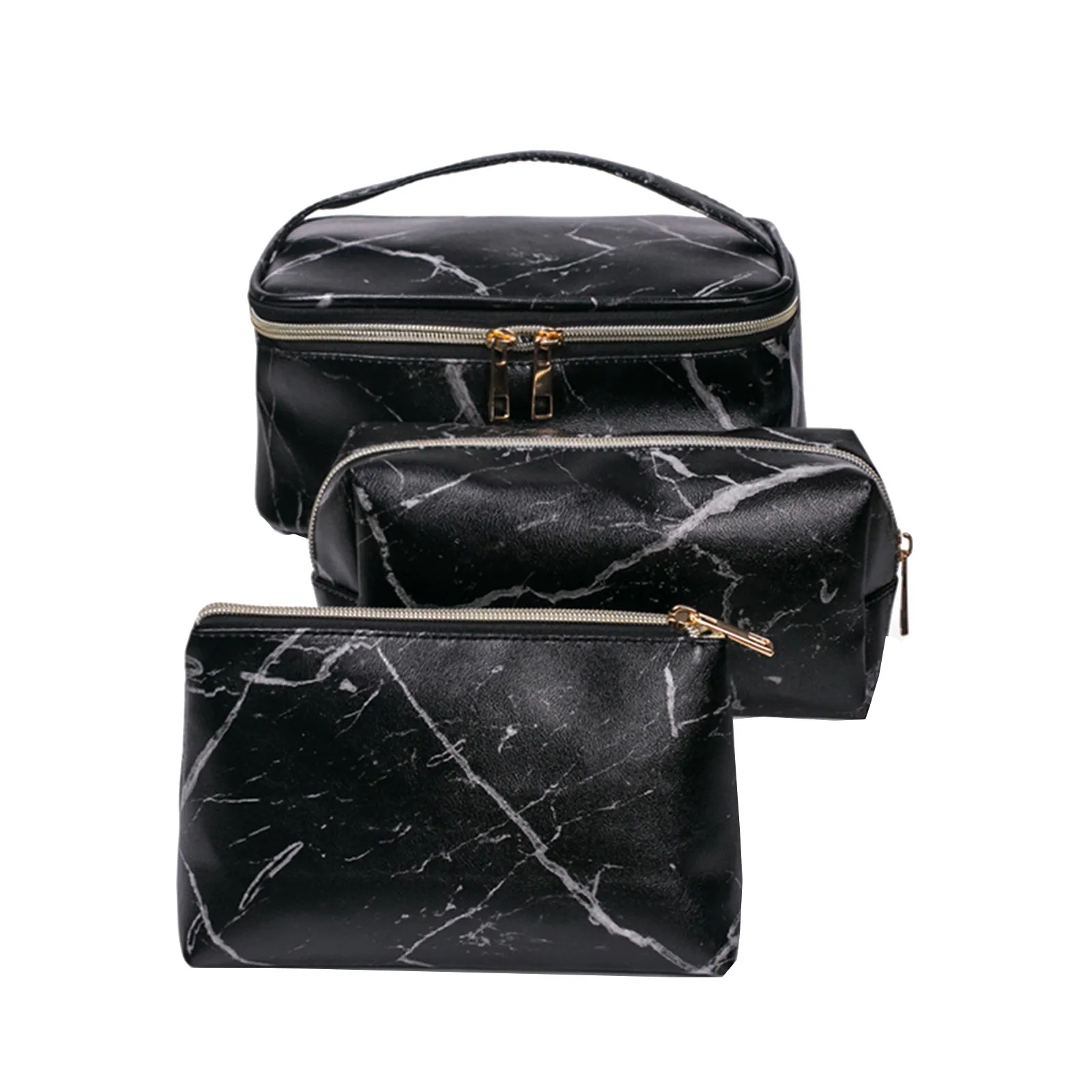 

3 Pack Makeup Bag Outdoor Girl Organizer Travel Waterproof Cosmetic Bags Small Large Make Up Pouch Make up Female maquiagem