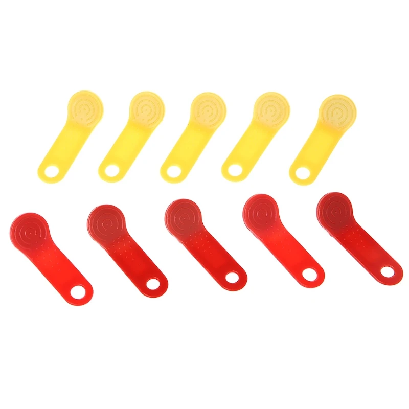 

10 Pcs Set DS1990A F5 Read-Only I-Button Non Magnetic TM Card Electronic Key G2AC