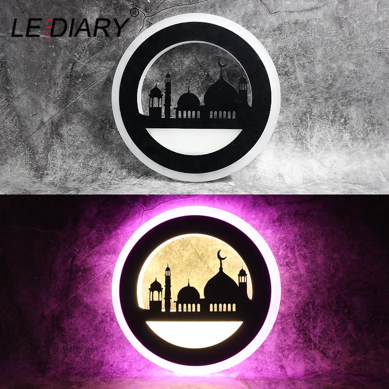 LEDIARY романтическая светодиодная настенная лампа креативная живопись 110 240 в