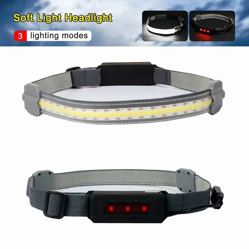 

Налобный фонарь с аккумулятором, 2835 светодиодов, водонепроницаемый, белый и красный цвета