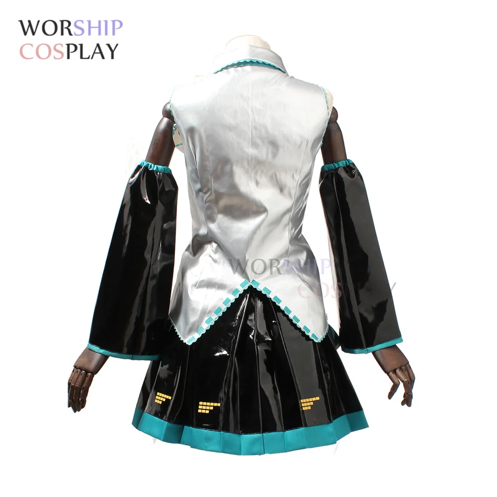 Женский костюм для косплея Miku из искусственного сплава|Костюмы аниме| |