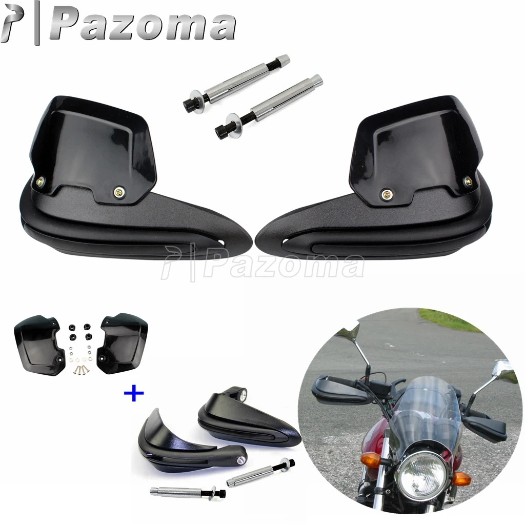 Черный универсальные мотоциклетные щитки для рук байк увеличивающая рост Защита