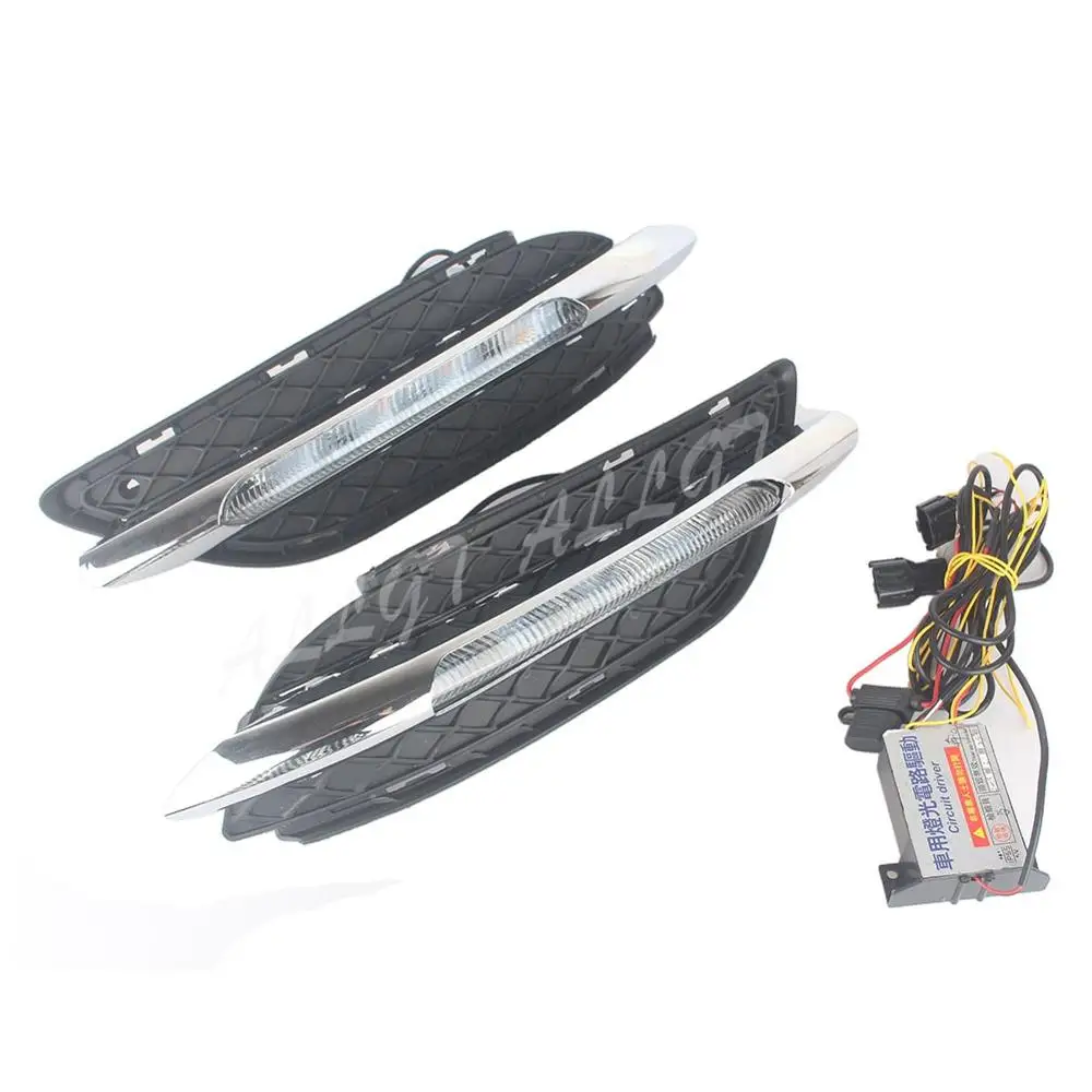 For W245 11-13 Новейший стиль для Benz W245 B180 2008 2009 2010 2011 2012 2013 левый и правый белый дневной ходовой светильник DRL - Испускаемый цвет: For W245 11-13