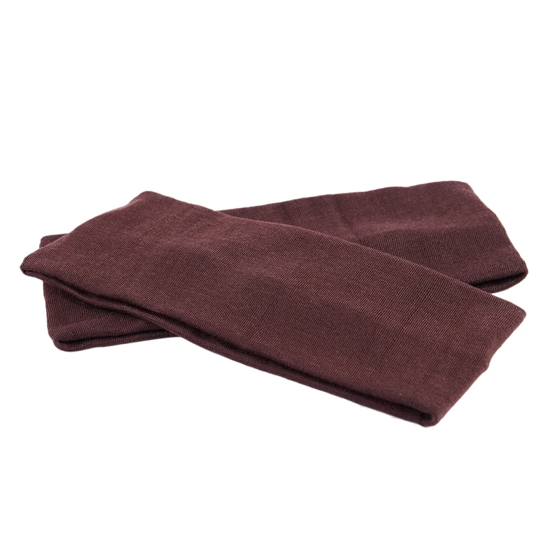 2pcs fashion women cotton yoga hair band sports sweat lady headband popular accessories dark brown | Спорт и развлечения