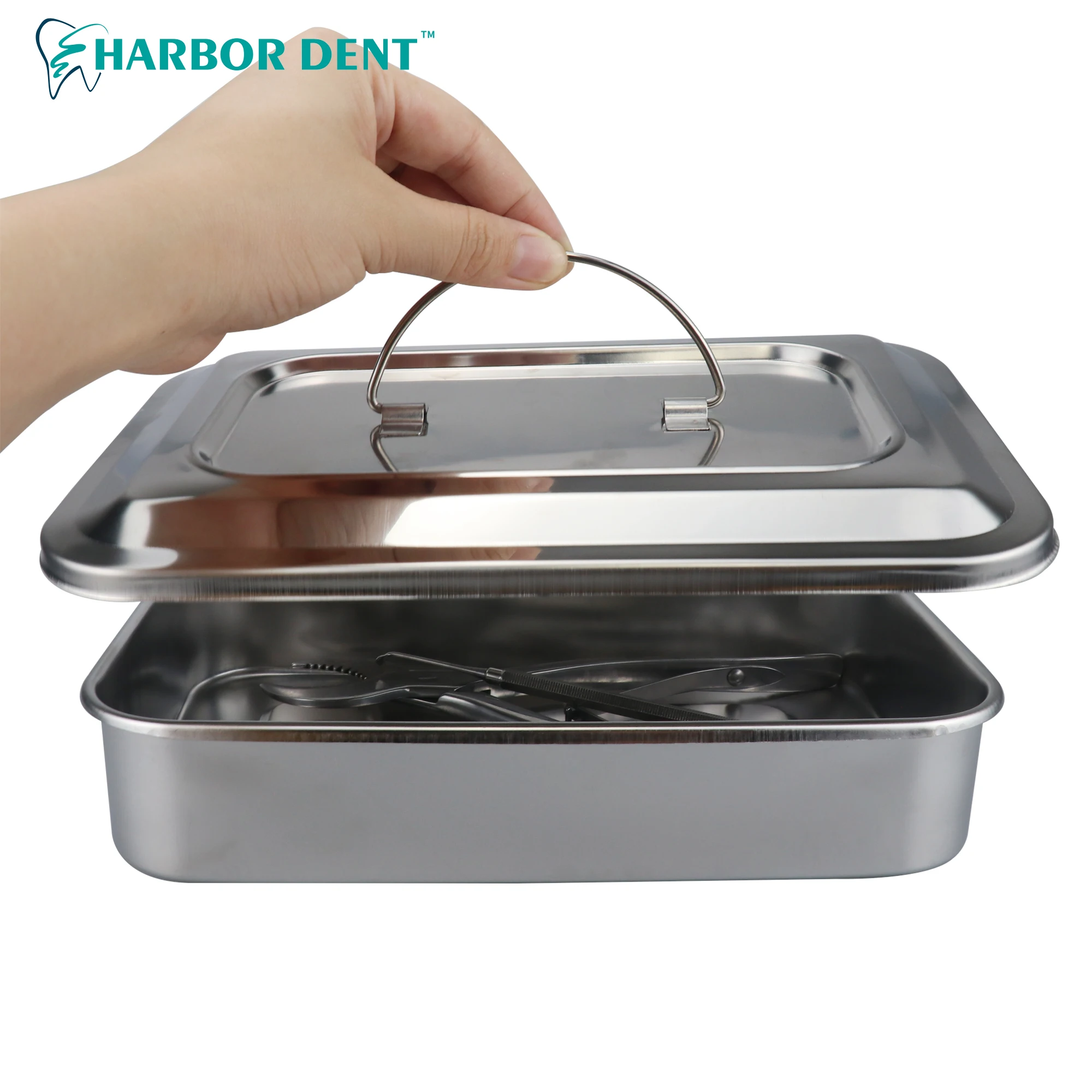 Стоматологическая лоток для инструментов из нержавеющей стали хирургическая