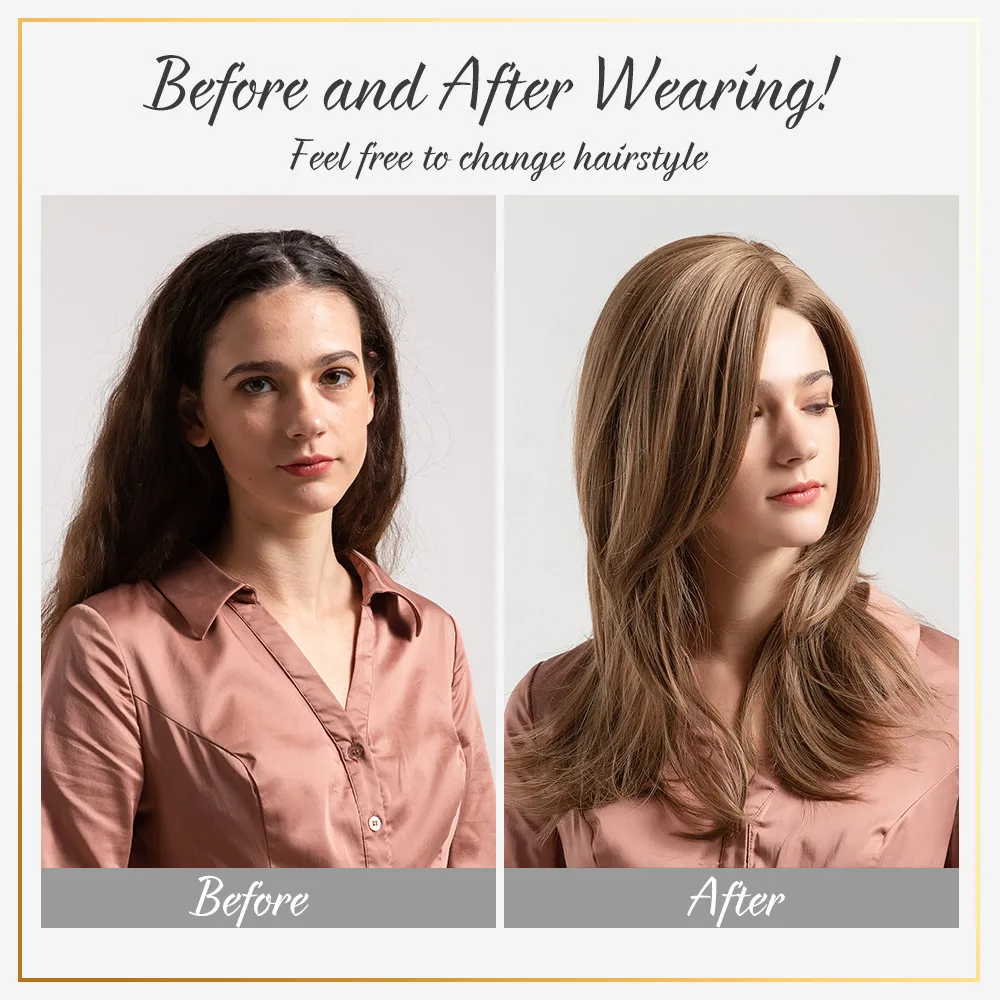 Блонд Единорог 16 дюймов Синтетические натуральные волнистые волосы парик с